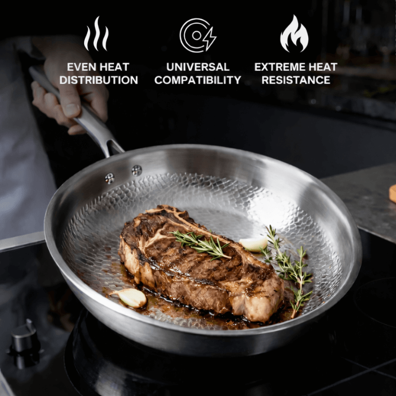 TerraForge™ Pro Titanium Hammered Pan