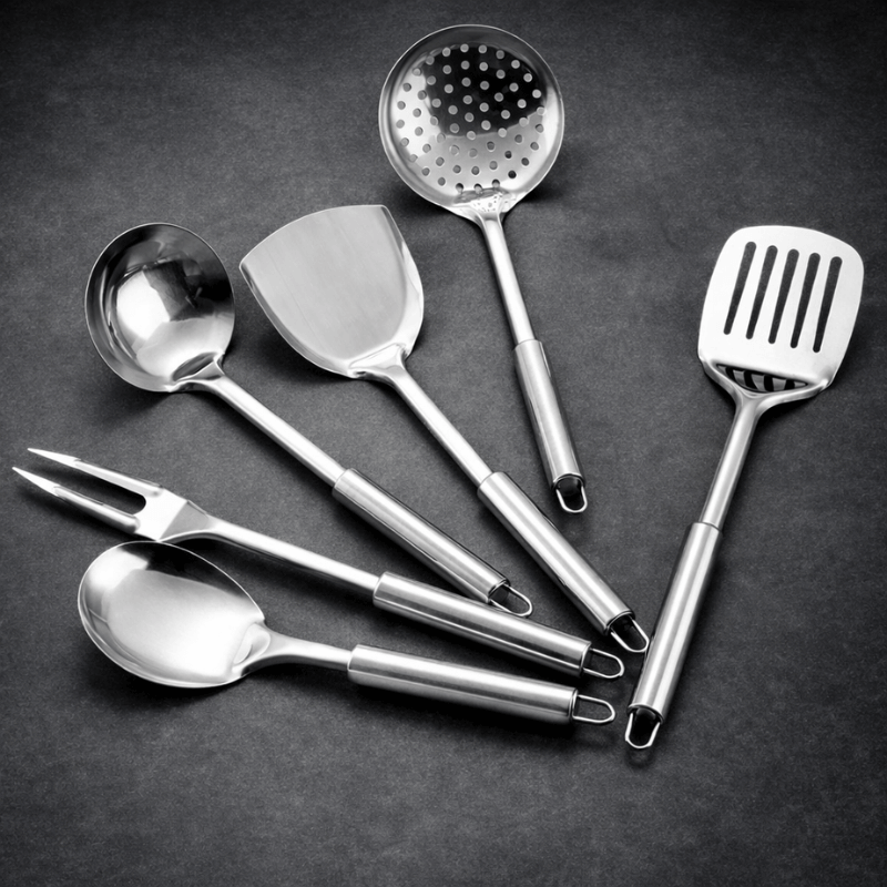 TerraForge™ 6-Piece Stainless Steel Utensil Set