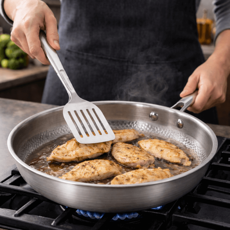 TerraForge™ 6-Piece Stainless Steel Utensil Set